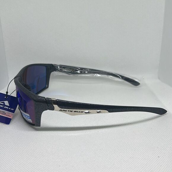 Arctic Blue Mirrored Sunglasses - Picture 3 of 3